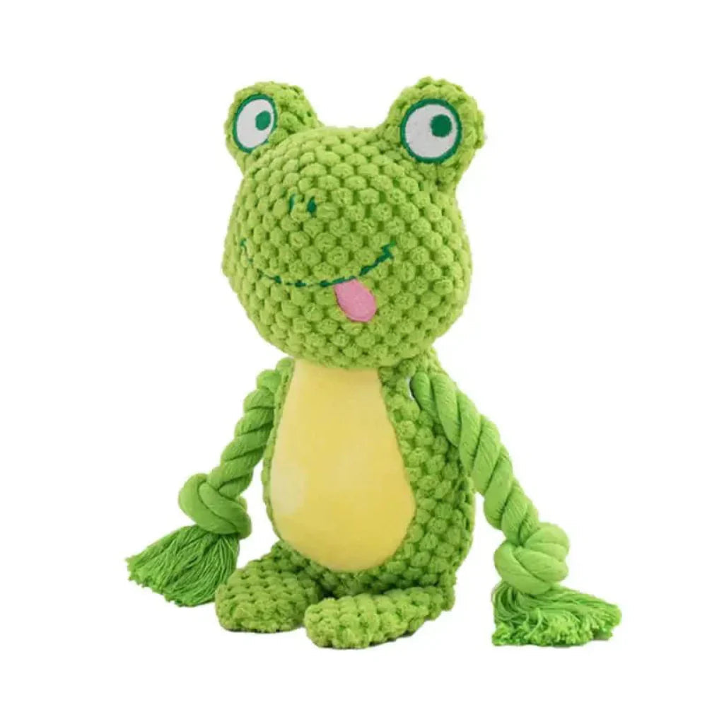 Plush Dog Toy | Crinkle Crocodile with Squeaker