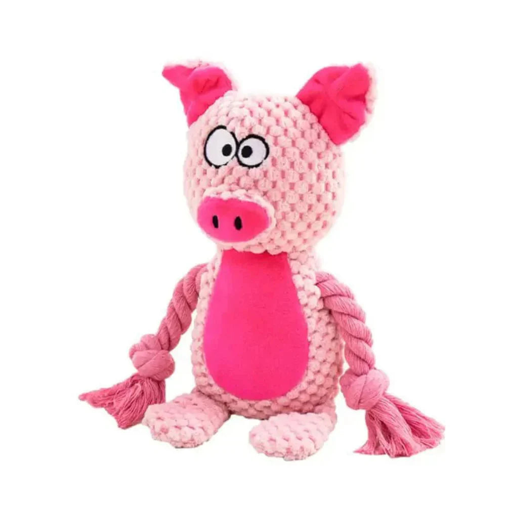 Plush Dog Toy | Crinkle Crocodile with Squeaker