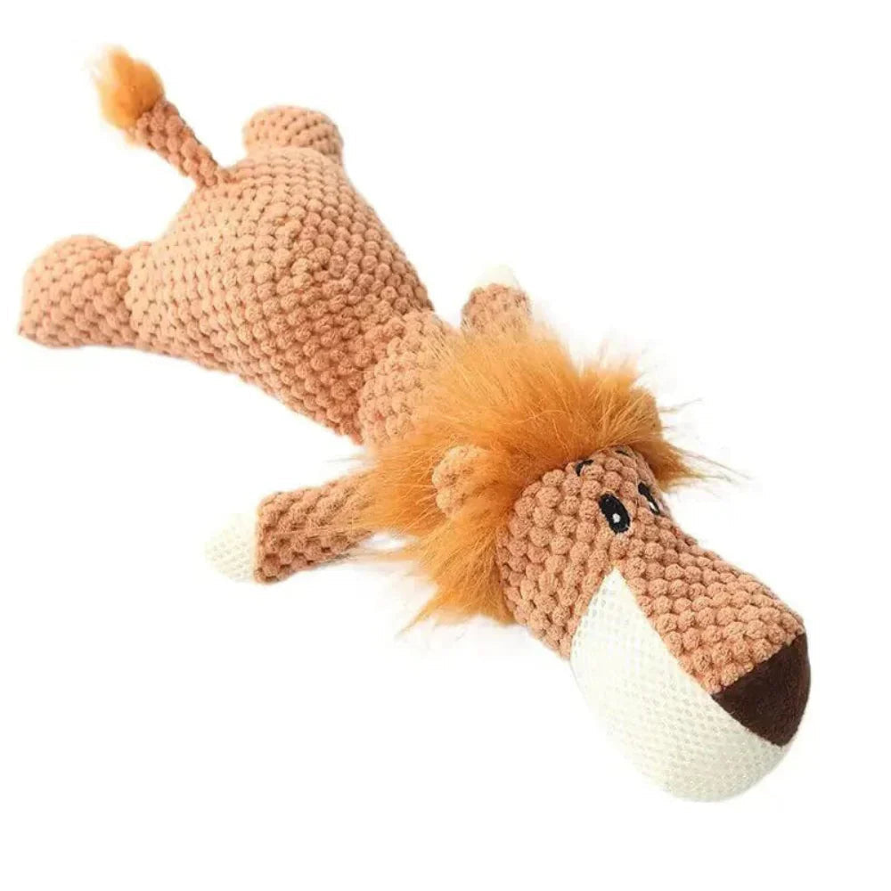 Plush Dog Toy | Crinkle Crocodile with Squeaker