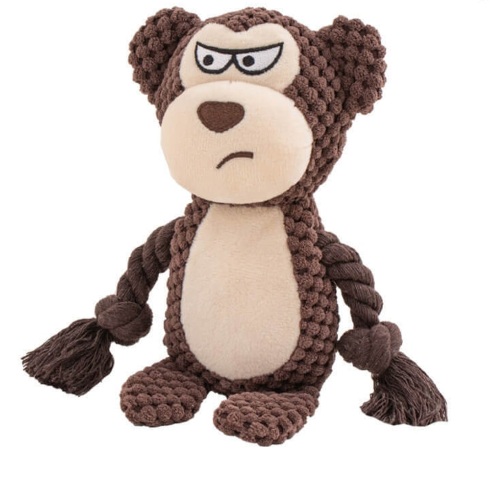 Plush Dog Toy | Crinkle Crocodile with Squeaker