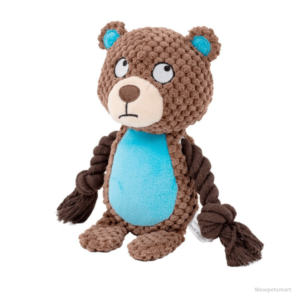 Plush Dog Toy | Crinkle Crocodile with Squeaker