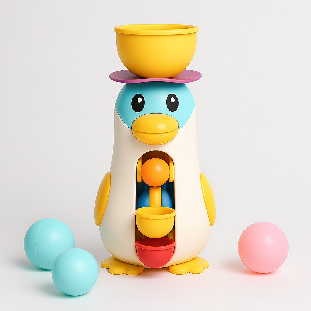 Penguin Bath Toy | Interactive Water Activity Station