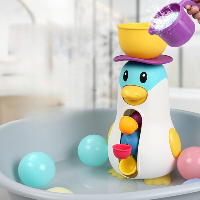 Penguin Bath Toy | Interactive Water Activity Station