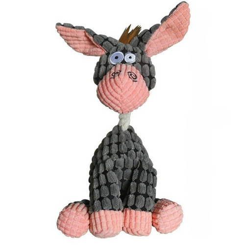 Corduroy Donkey Dog Toy | Durable Plush Squeaky Design