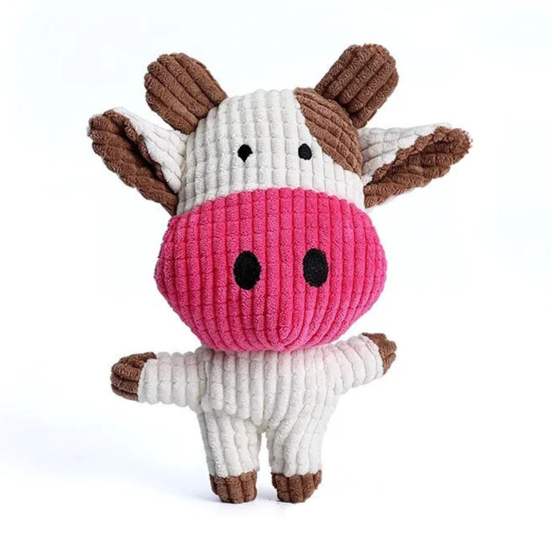 Corduroy Donkey Dog Toy | Durable Plush Squeaky Design