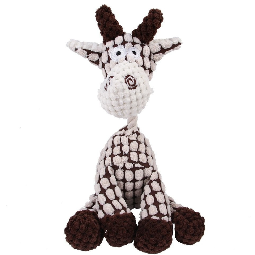 Corduroy Donkey Dog Toy | Durable Plush Squeaky Design