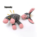 Corduroy Donkey Dog Toy | Durable Plush Squeaky Design