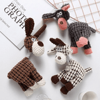 Corduroy Donkey Dog Toy | Durable Plush Squeaky Design