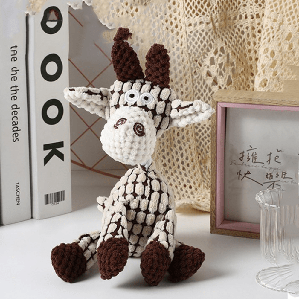 Corduroy Donkey Dog Toy | Durable Plush Squeaky Design