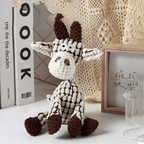Corduroy Donkey Dog Toy | Durable Plush Squeaky Design