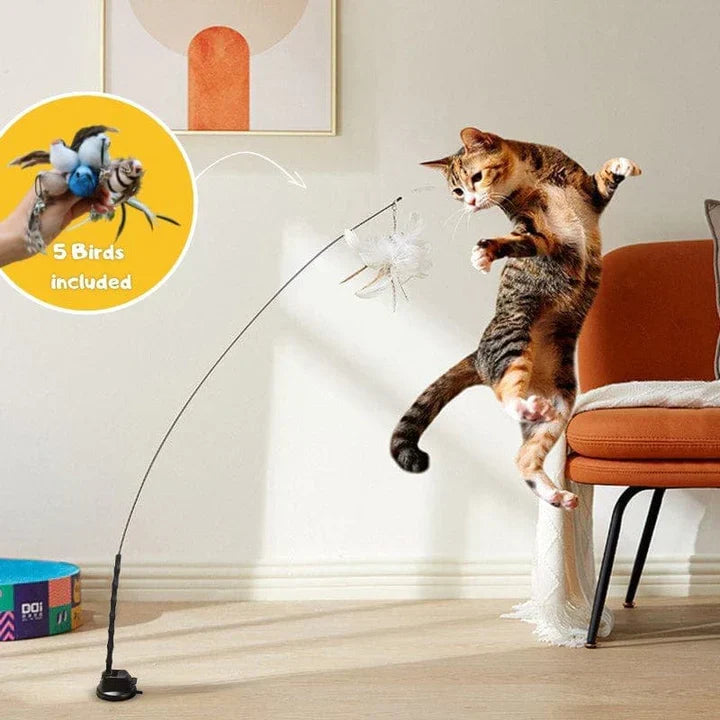 Interactive Cat Wand Toy | Realistic Flying Bird Simulation