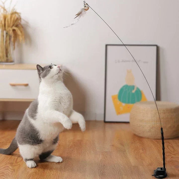 Interactive Cat Wand Toy | Realistic Flying Bird Simulation
