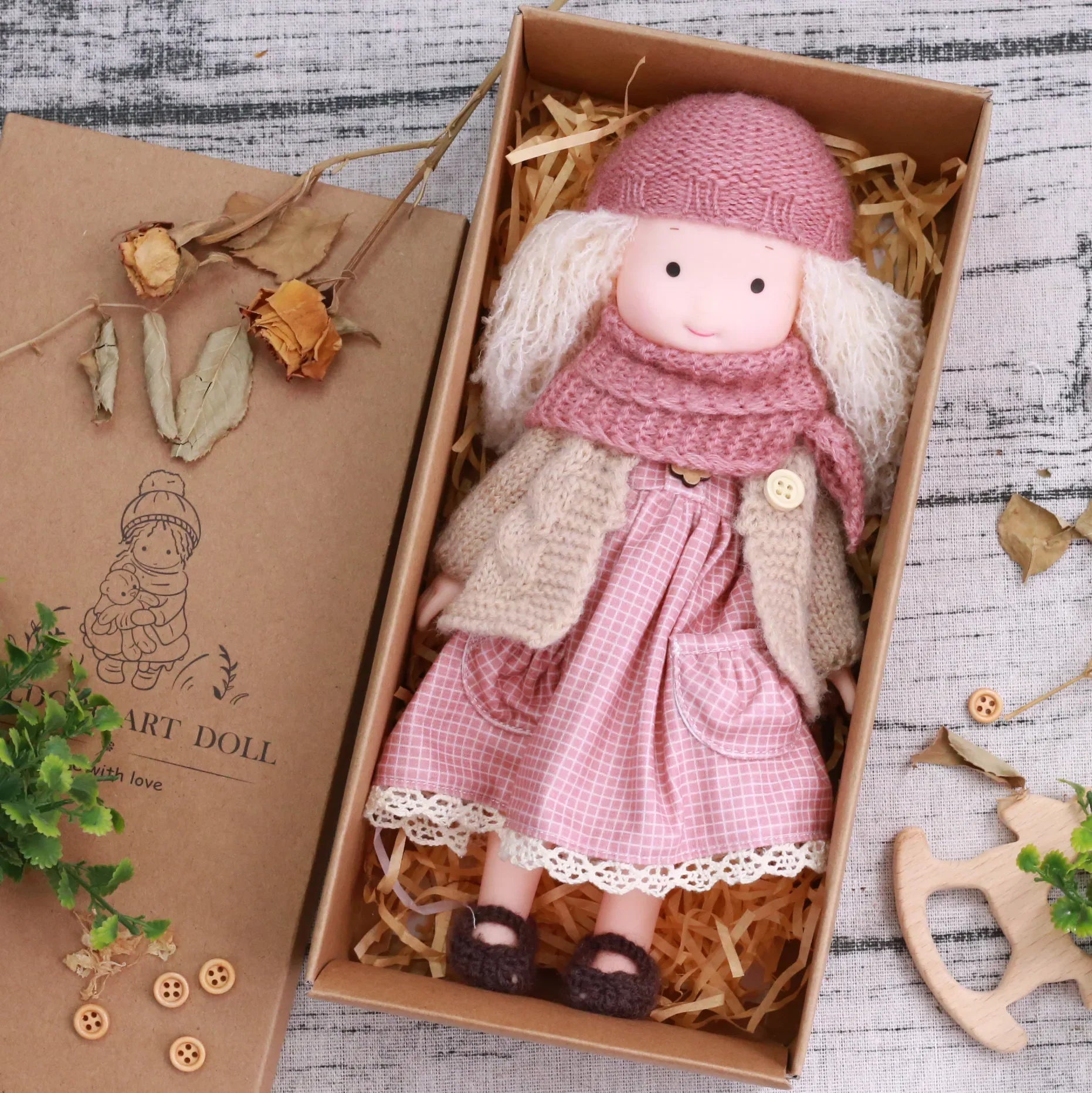 Waldorf Dress Up Doll | Handmade Plush With Interchangeable Outfits