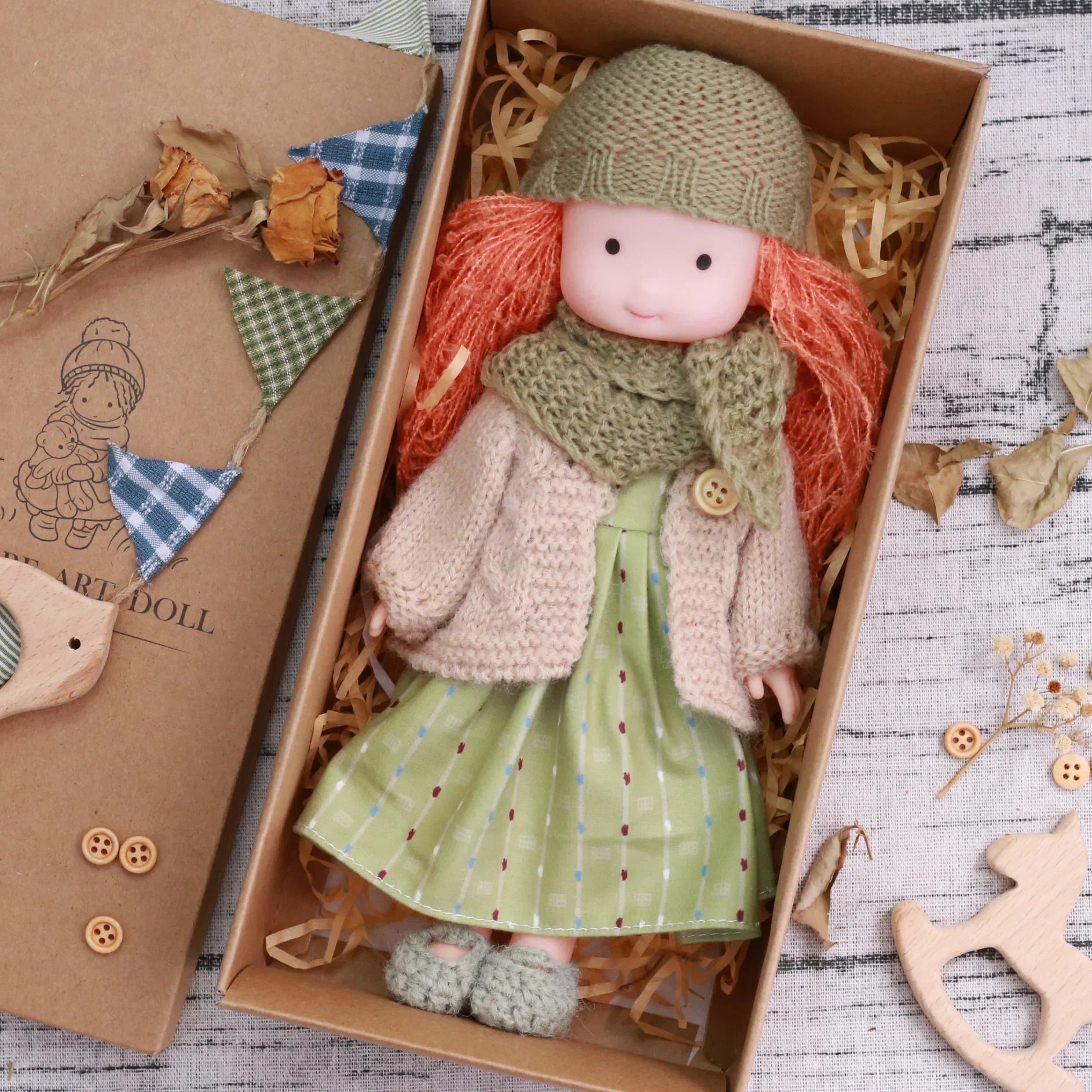 Waldorf Dress Up Doll | Handmade Plush With Interchangeable Outfits