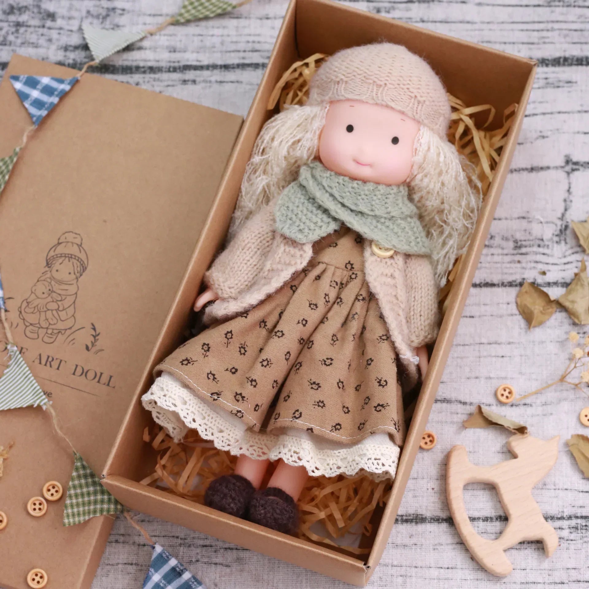 Waldorf Dress Up Doll | Handmade Plush With Interchangeable Outfits