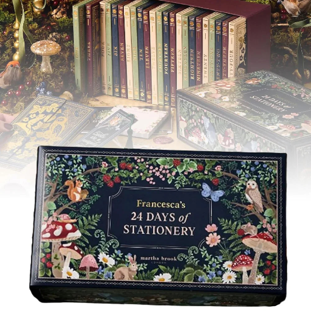 Christmas Advent Calendar | 24 Stationery Surprises Winter Theme
