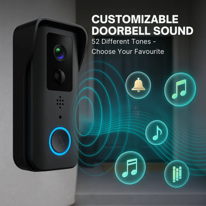 Wireless Video Doorbell Camera | HD Night Vision Motion Detection