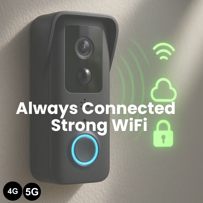 Wireless Video Doorbell Camera | HD Night Vision Motion Detection