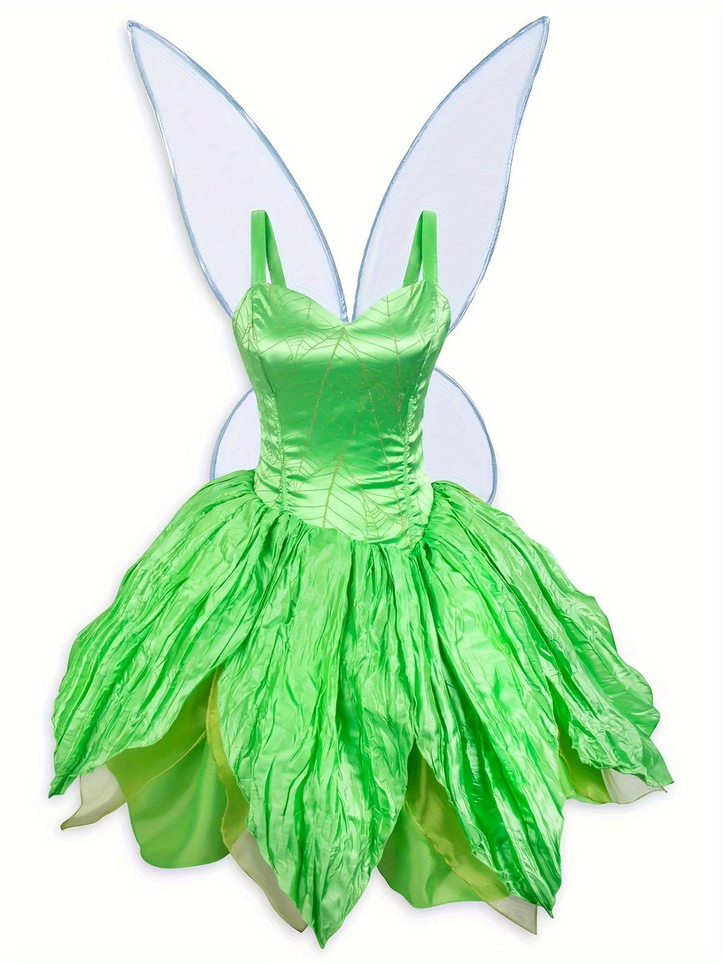 Fairy Mini Dress | Layered Tulle Wings Halloween Costume