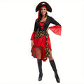 Pirate Costume Dress | Asymmetric Hem With Corset Detail