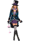 Women’s Halloween Dress – Fantasy Mad Hatter Mini Costume Look