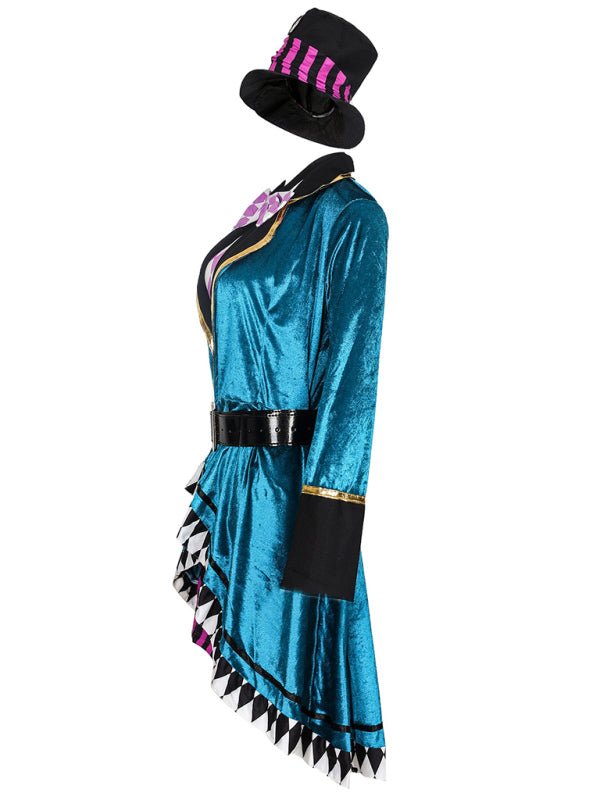 Women’s Halloween Dress – Fantasy Mad Hatter Mini Costume Look