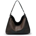 Classic Leather Hobo Bag | Minimalist Black Design