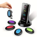 Smart Key Finder Set | 4 Color-Coded Wireless Trackers with LED Alert