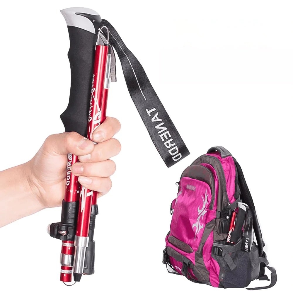 Adjustable Trekking Poles | Foldable Aluminum Hiking Sticks