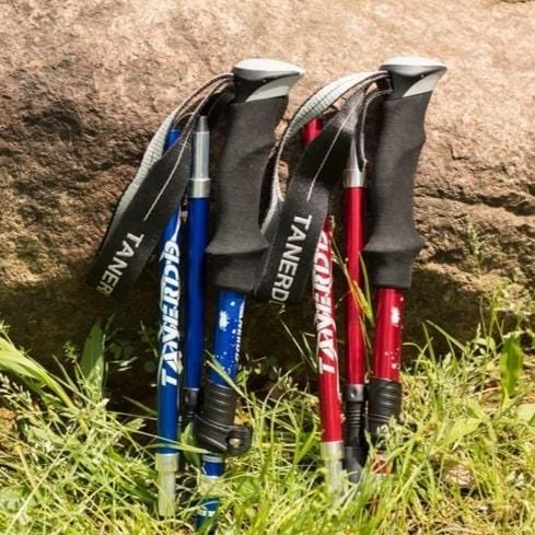 Adjustable Trekking Poles | Foldable Aluminum Hiking Sticks