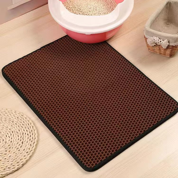 Cat Litter Mat | Double Layer Waterproof Design