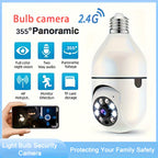Smart Security Camera Light | HD WiFi Surveillance with Night Vision