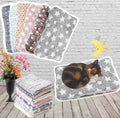 Pet Comfort Blanket | Soft Flannel Star Pattern Design