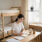 Portable LED Ceiling Fan | USB Rechargeable with Night Light