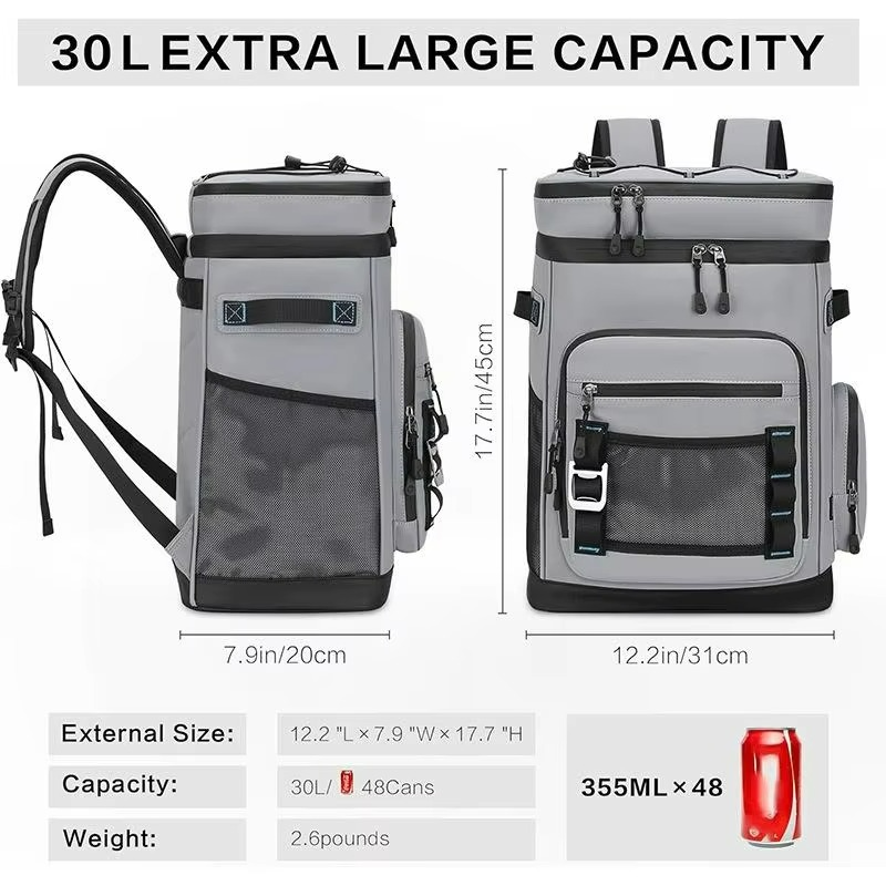 Insulated Travel Backpack | Waterproof 30L Cooler Design