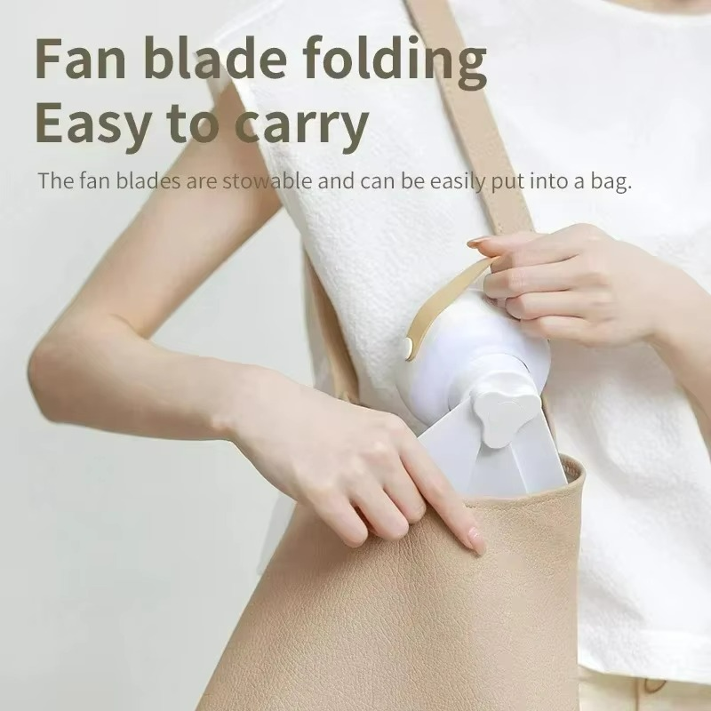 Portable Camping Fan | LED Light & Remote Control