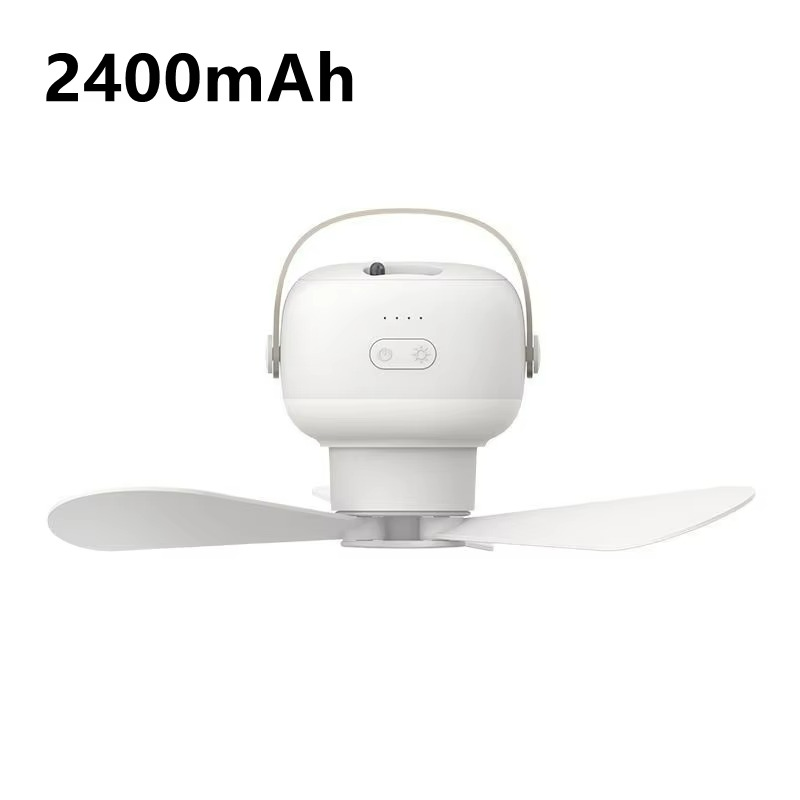 Portable Camping Fan | LED Light & Remote Control