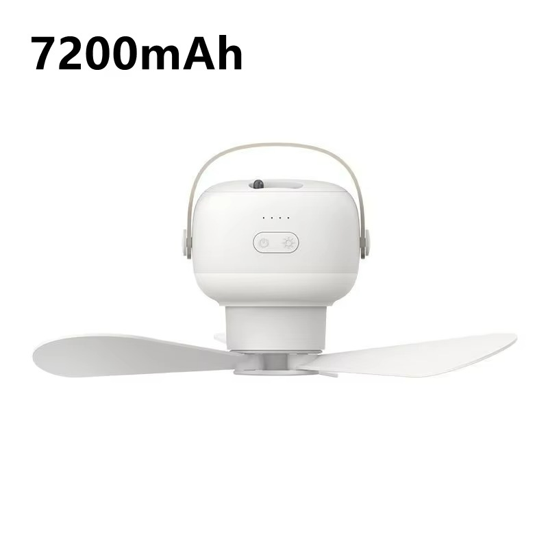 Portable Camping Fan | LED Light & Remote Control