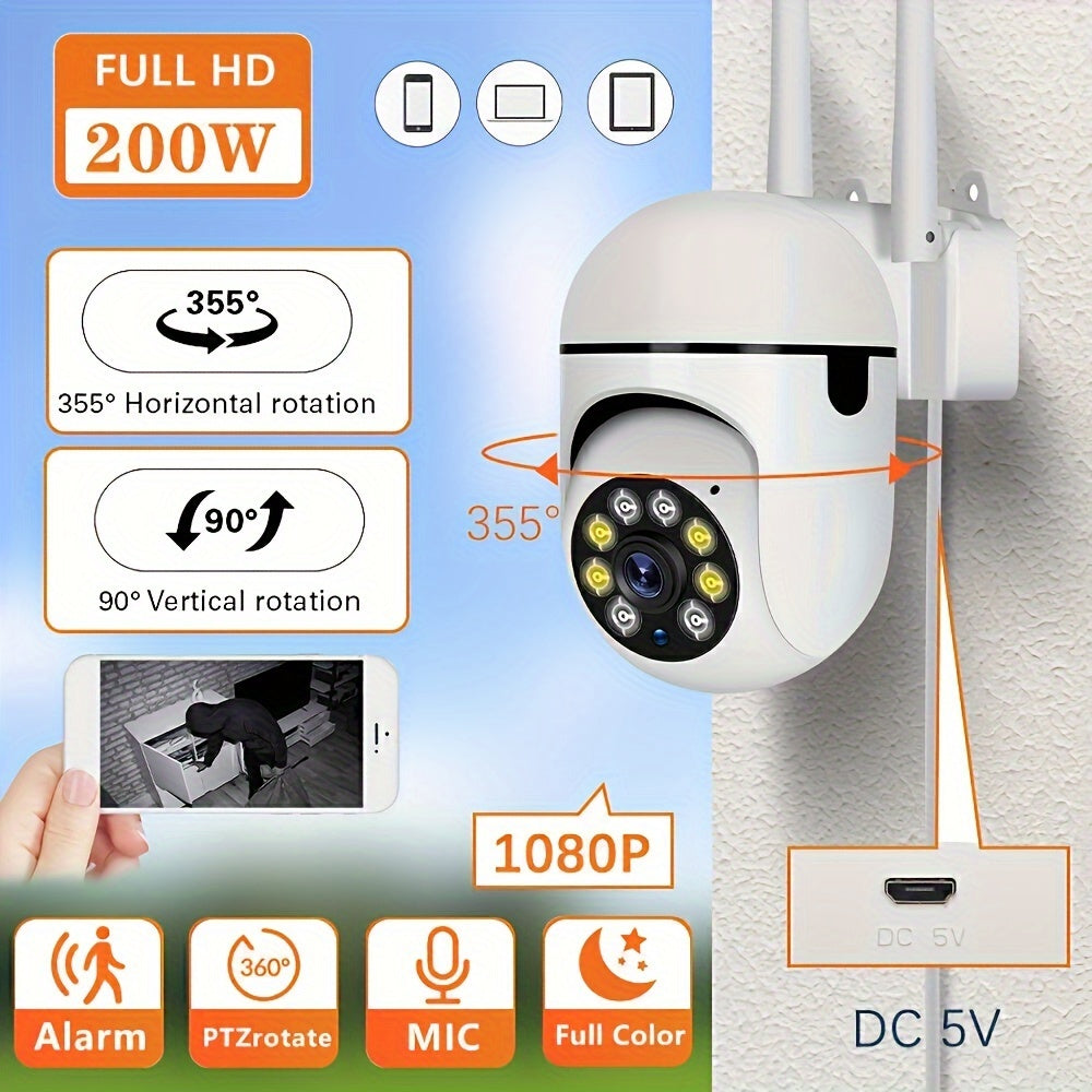 Smart Security Camera | HD 1080p PTZ Motion Detection