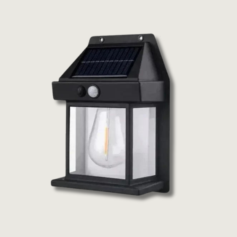 Vintage Solar Wall Light | Motion Sensor LED Lantern