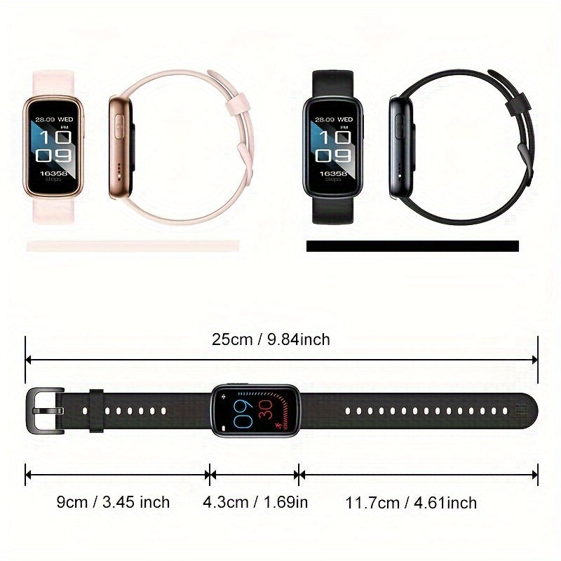 Digital Fitness Smart Watch | IP68 Waterproof with 7-Day Battery