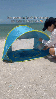 Kids Beach Tent | Pop-Up UV Protection Shelter With Pool