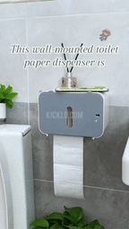 Smart Touchless Tissue Dispenser | Wall-Mount Automatic Paper Holder