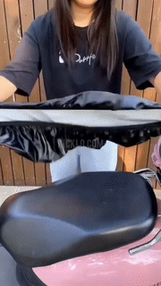 Motorcycle Seat Cover | Universal Elastic Waterproof Leather Design