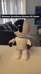 Smart Security Camera | 4K Ultra HD Robot Design