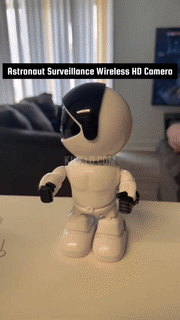 Smart Security Camera | 4K Ultra HD Robot Design