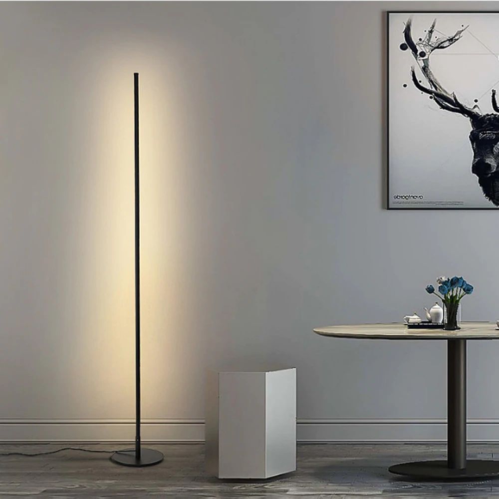 LED Floor Lamp | Modern Gold Minimalist Design