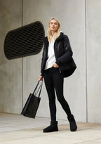 Winter Suede Ankle Boots | Fleece Lined Vegan Design