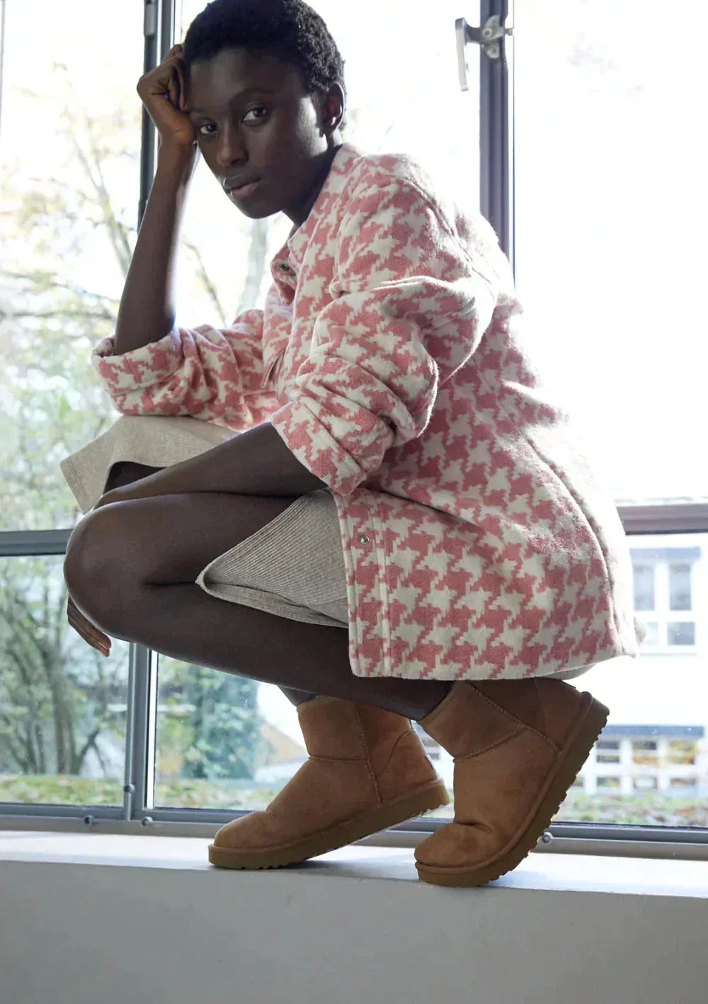Winter Suede Ankle Boots | Fleece Lined Vegan Design