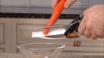 Smart Kitchen Scissors | 2-in-1 Cutting Board Design